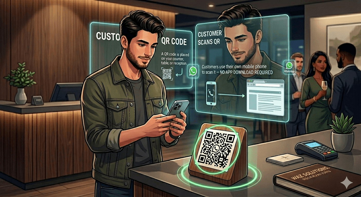 Customer Scans QR Code