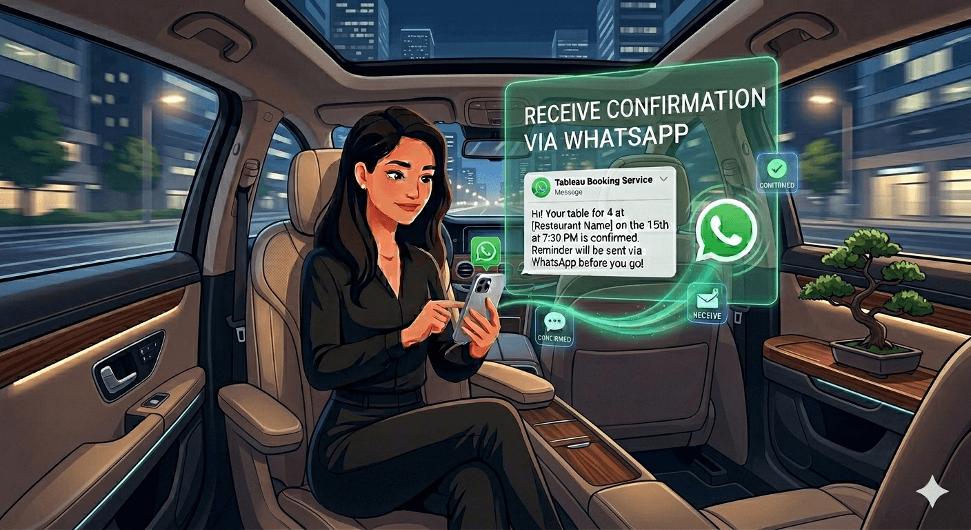 Receive Confirmation via WhatsApp